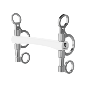 Wędzidło Winderen Pelham krótki - Flexi  - White Edition - Comfort