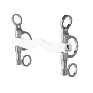 Wędzidło Winderen Pelham krótki - Sztanga  - White Edition - Comfort