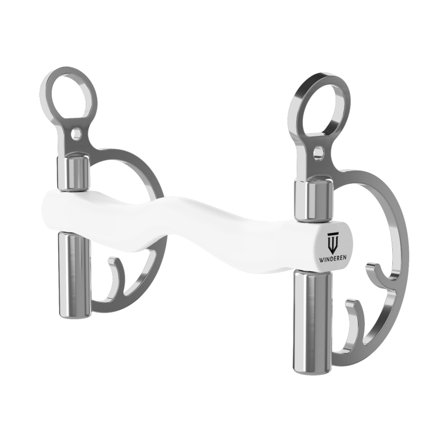 Wędzidło Winderen Kimblewick RNF - Sztanga - White Edition - Comfort