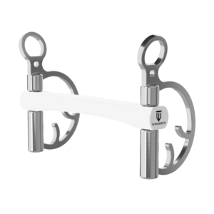Wędzidło Winderen Kimblewick RNF - Super Flexi  - White Edition - Comfort