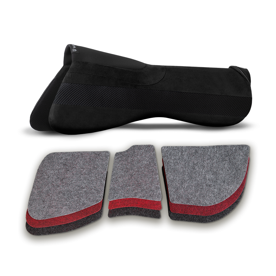 Podkładka pod siodło Winderen ujeżdżeniowa korekcyjna Comfort 18mm - Coal