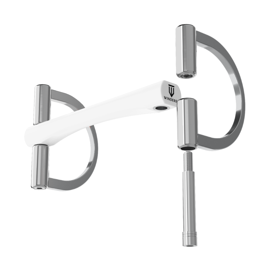 Wędzidło Winderen duże "D" - Super Flexi - White Edition - Comfort - obrazek 2