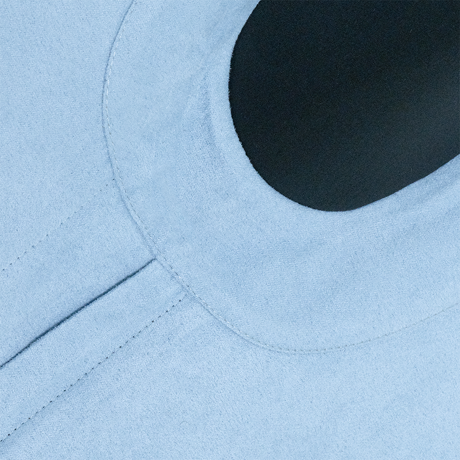 Podkładka pod siodło Winderen skokowa Super Slim 6mm - Sky Blue - obrazek 3