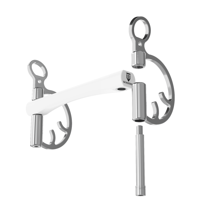 Wędzidło Winderen Kimblewick RNF - Prosta sztanga sztywna - White Edition - Comfort - obrazek 2