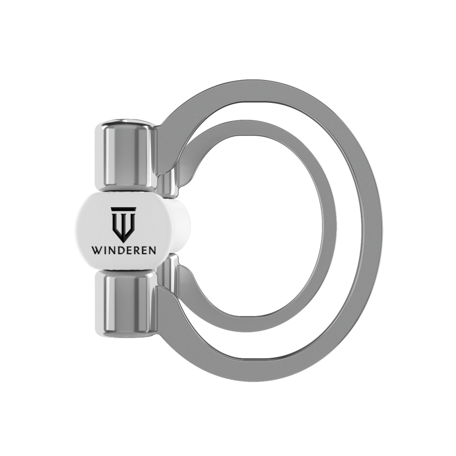 Wędzidło Winderen Oliwka - Podwójnie łamane - White Edition - Comfort - obrazek 4