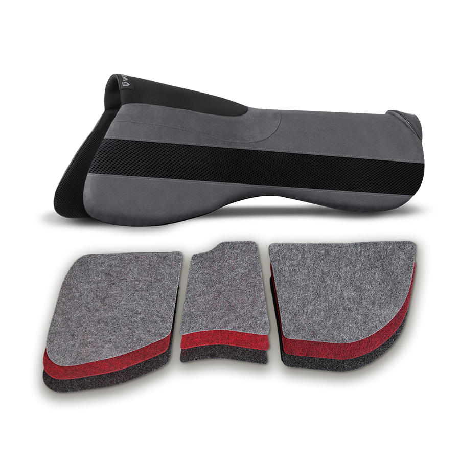 Podkładka pod siodło Winderen ujeżdżeniowa korekcyjna Slim 10mm - Charcoal