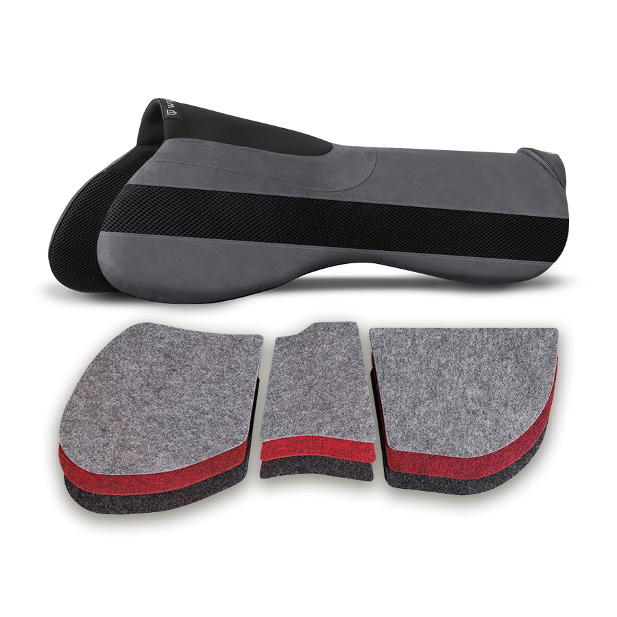 Podkładka pod siodło Winderen skokowa korekcyjna Slim 10mm - Charcoal