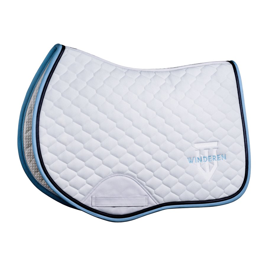 Czaprak skokowy Winderen - White/Sky Blue