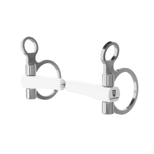 Wędzidło Winderen Baucher - Pojedynczo łamane  - White Edition - Comfort