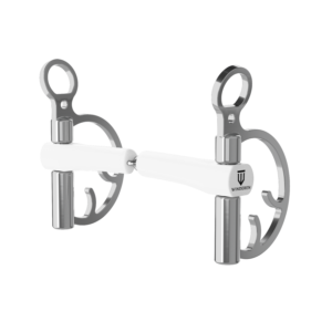 Wędzidło Winderen Kimblewick RNF - Pojedynczo łamane  - White Edition - Comfort