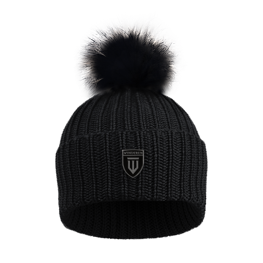 Czapka Winderen Merino - Raven/Black