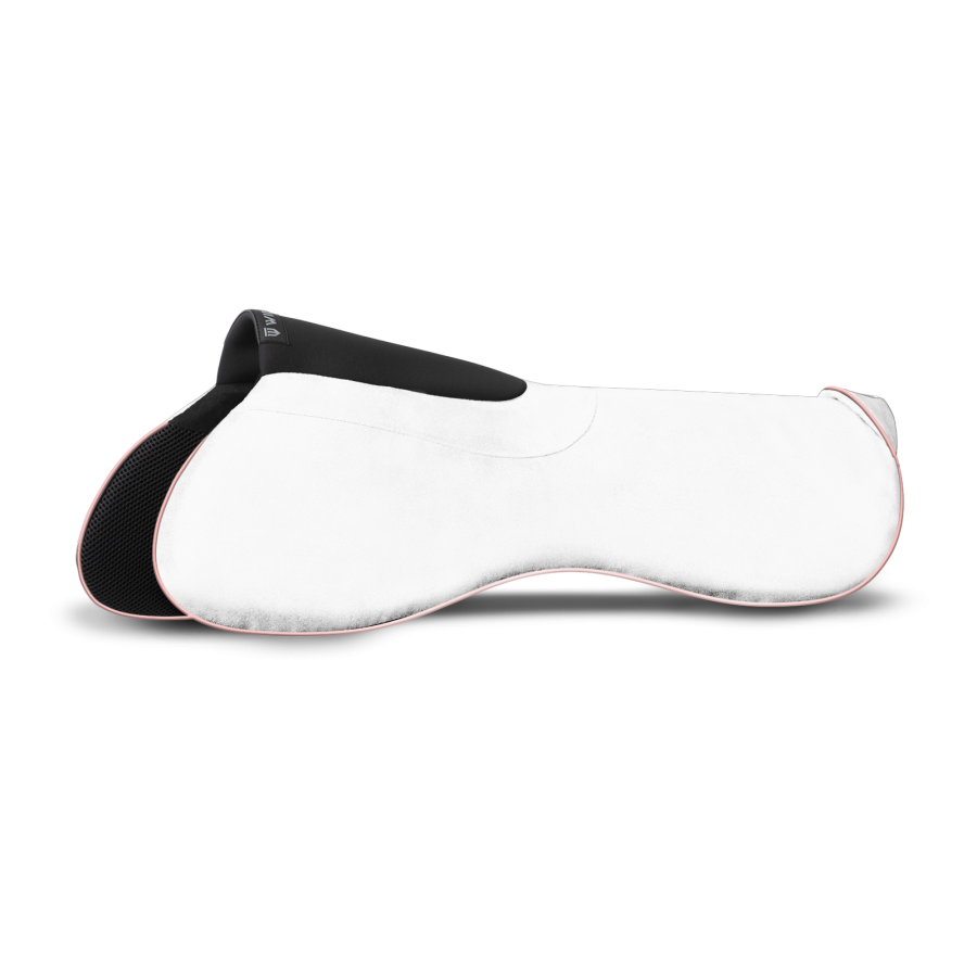 Podkładka pod siodło Winderen skokowa Super Slim 6mm - White Pearl/Rose Gold