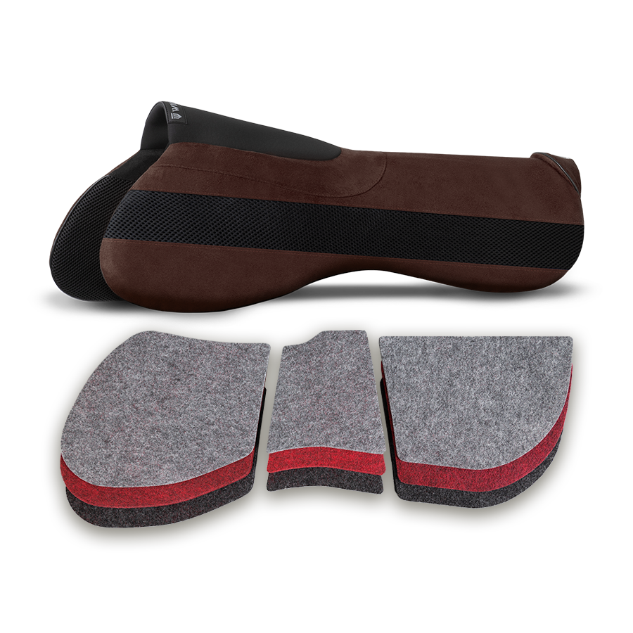 Podkładka pod siodło Winderen skokowa korekcyjna Super Slim 6mm - Chocolate