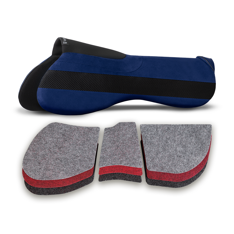 Podkładka pod siodło Winderen skokowa korekcyjna Super Slim 6mm - Dark Blue