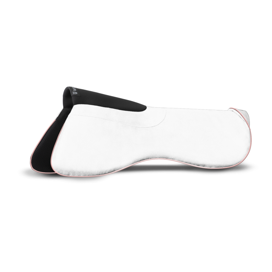 Podkładka pod siodło Winderen ujeżdżeniowa Super Slim 6mm - White Pearl/Rose Gold