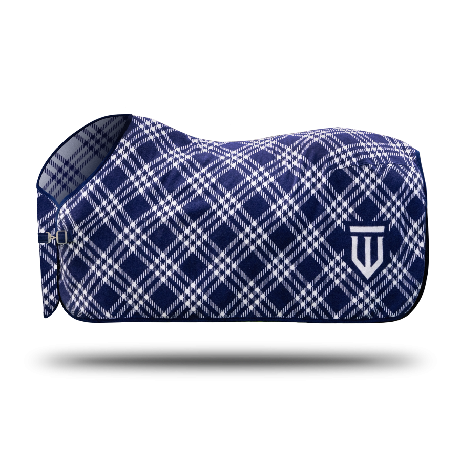 Derka Winderen Thermo Coat - Navy/Ivory
