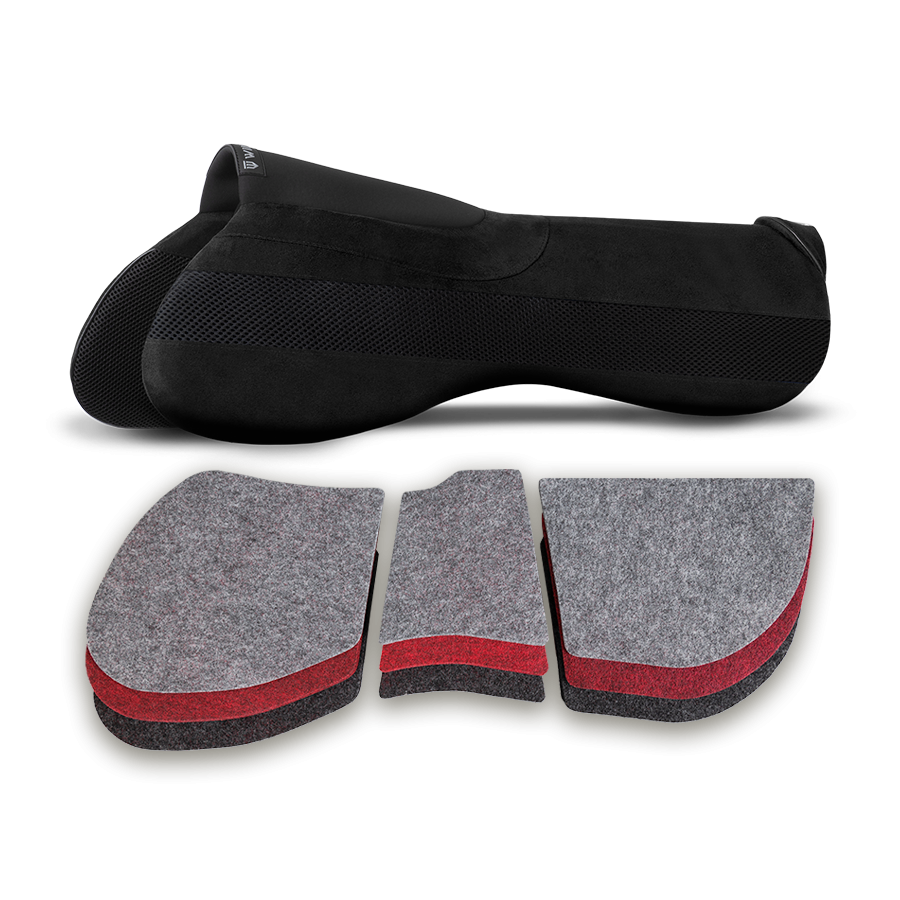 Podkładka pod siodło Winderen skokowa korekcyjna Slim 10mm - Coal