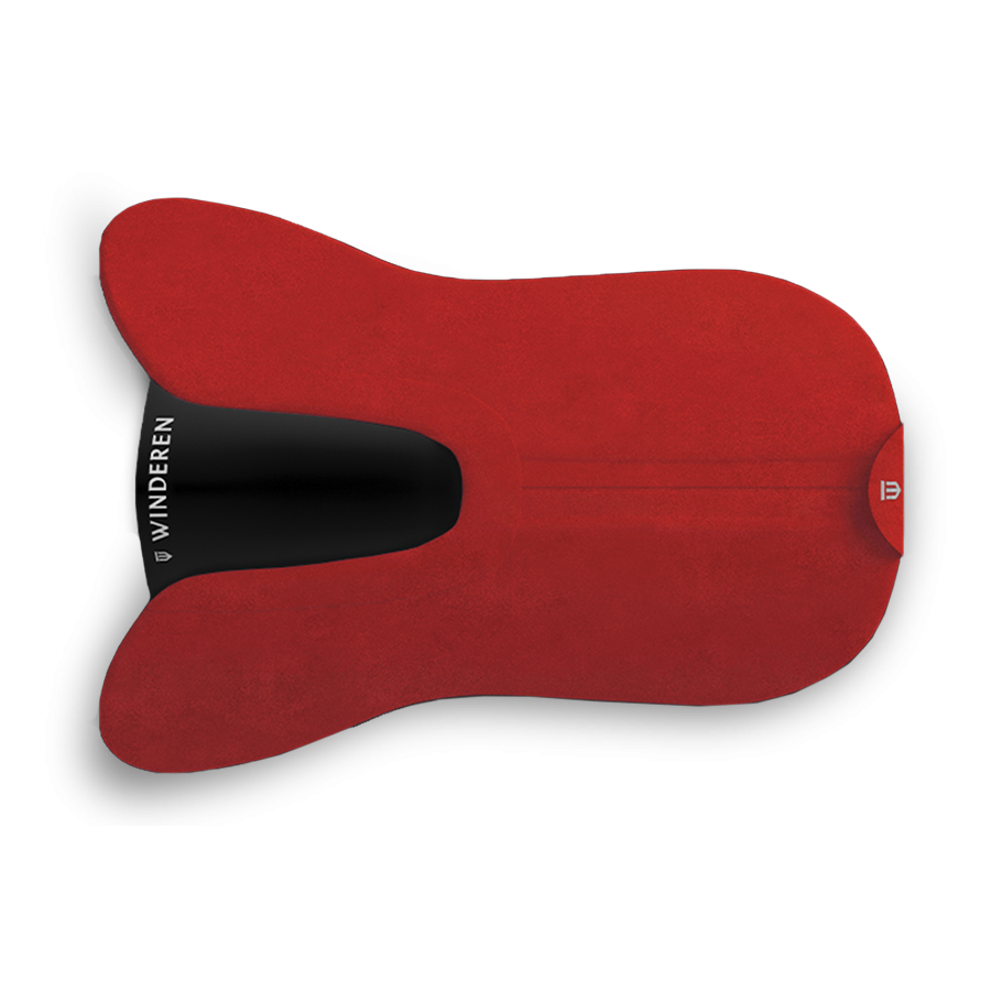 Pokrowiec do podkładki pod siodło Winderen skokowy - Rosso